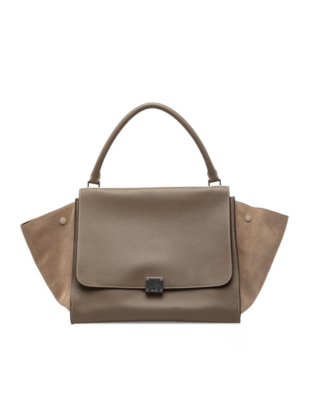 Celine Medium Leather Trapeze Satchel #288521C77B